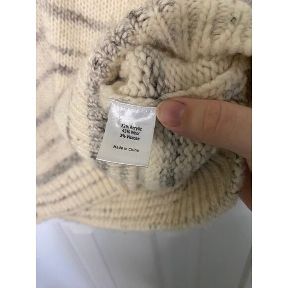 La Ligne Melange Martha Cardigan in Cream Size XS - Picture 5 of 7